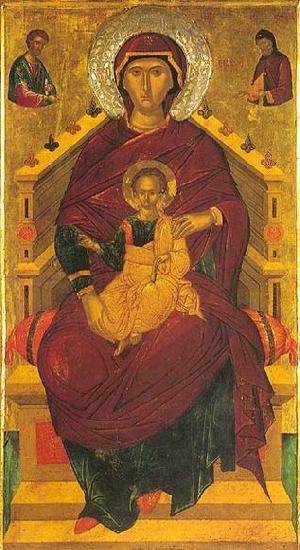 Andreas Ritzos The Mother of God Enthroned